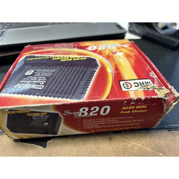 MRC 820 Delta Peak Super Brain AC/DC Quick Charger With Power Cord New - Picture 2 of 3